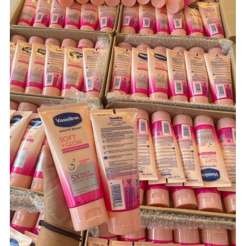 Vaseline soft & glow 180ml