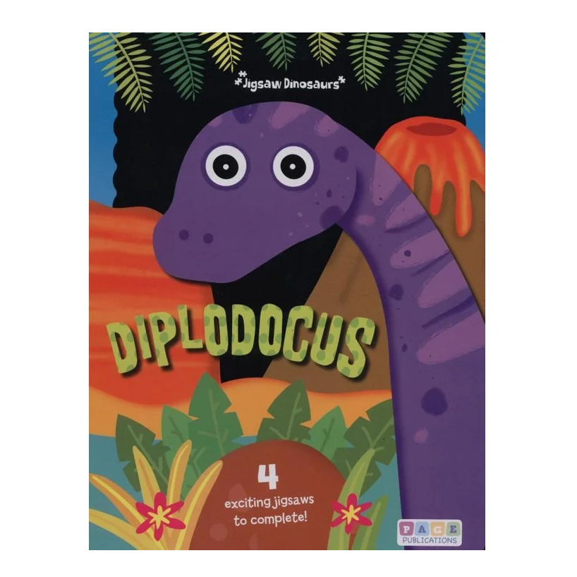 [BBW - ACTIVITY BOOK] Jigsaw Dinosaurs : Diplodocus