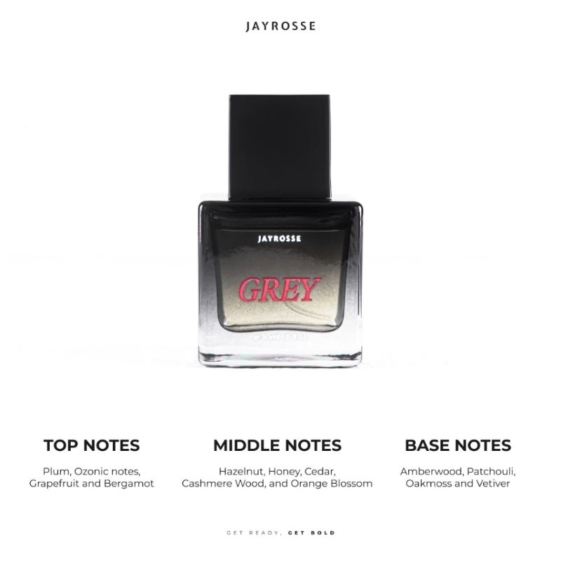 Jayrosse Perfume - Grey | Parfum Pria