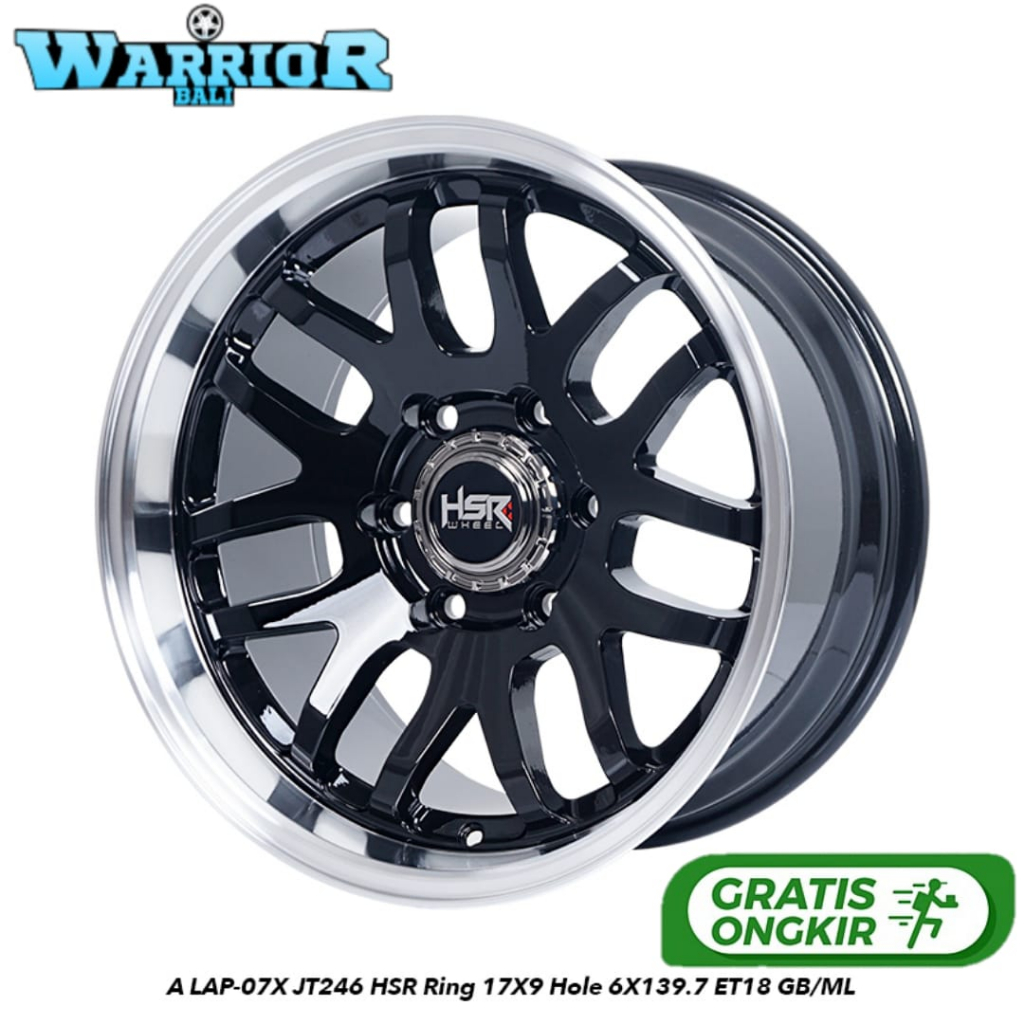 Velg Racing Mobil Pajero Fortuner Hilux Triton Ring 17 Pcd 6X139,3 R17 HSR GILI