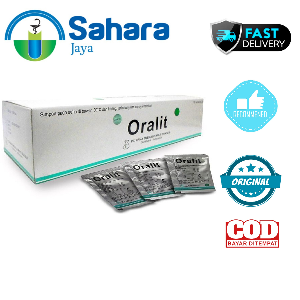 [SJ] ORALIT SACHET PT RAMA - Atasi Cegah Dehidrasi Akibat Diare Mual Muntah Anak Dewasa
