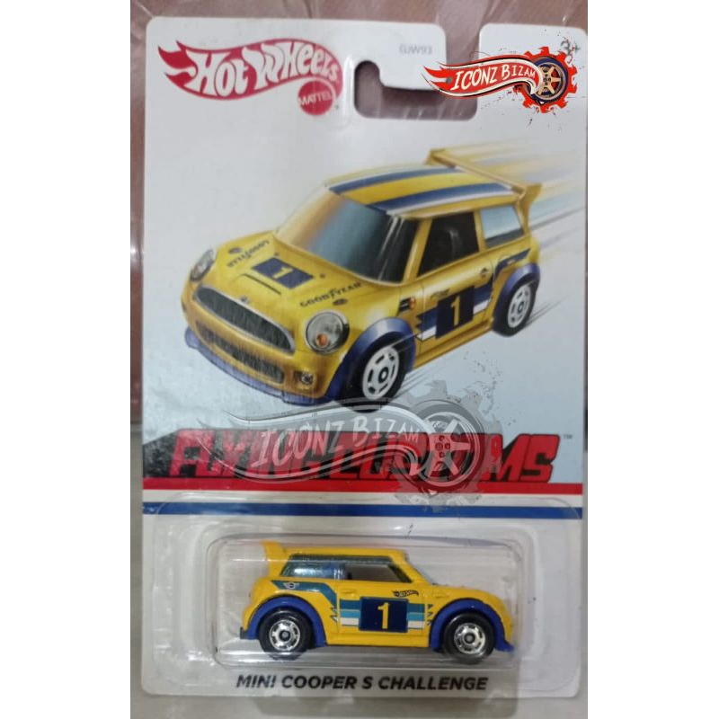 Hotwheels Mini Cooper S Challenge Flying Custom