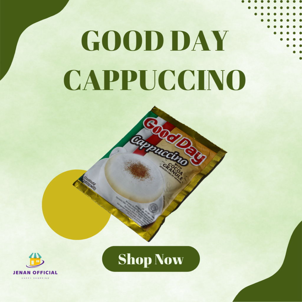 

kopi sachet good day cappuchino renceng 10 pcs