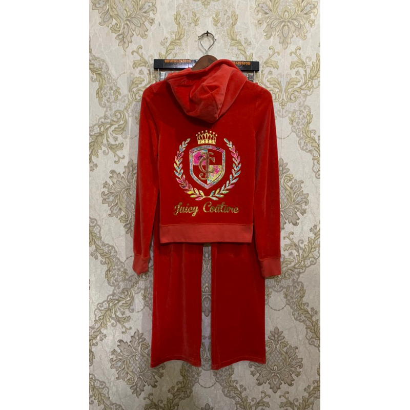 JUICY COUTURE SET Tracksuit Size S - RED