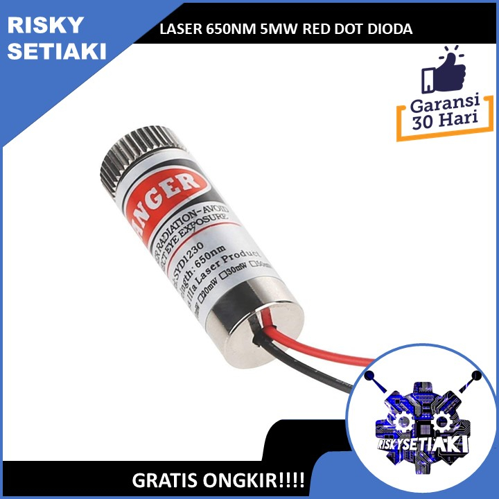 LASER 650NM 5MW RED DOT DIODA GENERATOR DIODE HIGH QUALITY