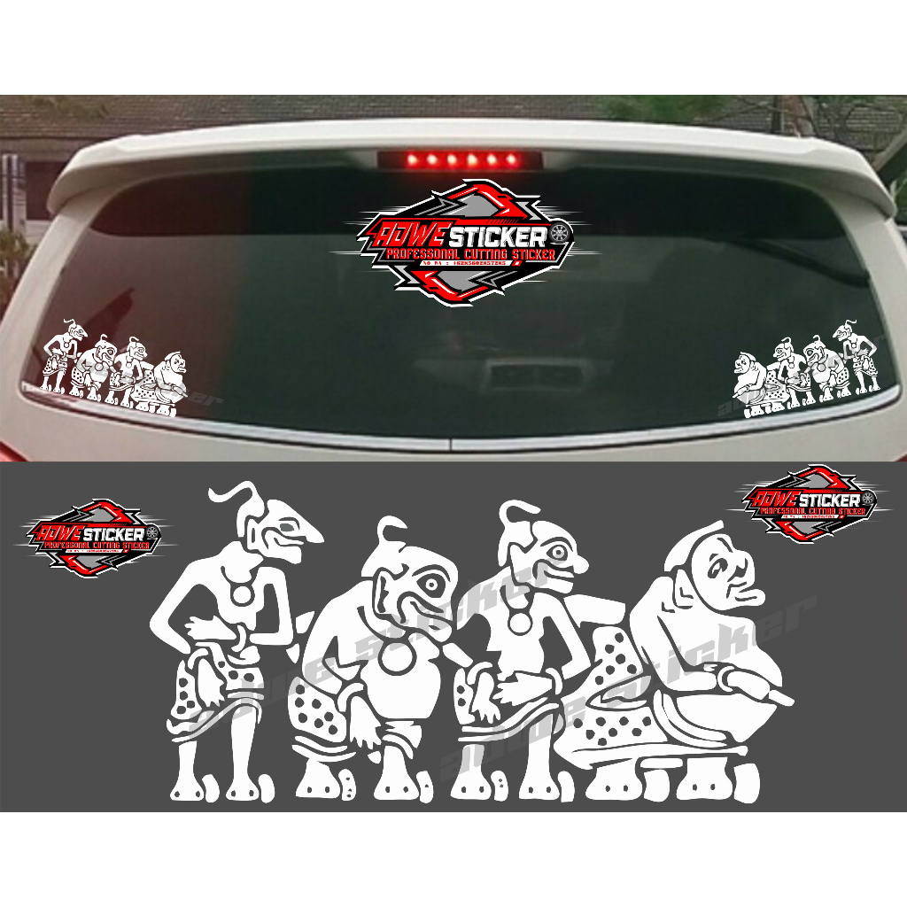 STIKER CUTTING WAYANG PUNAKAWAN