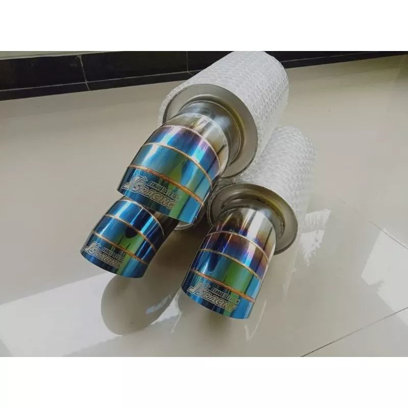 Knalpot mobil bass gahar JS racing mobil Brio Ayla Agya Calya jazz Avanza grandmax Luxio Futura L300