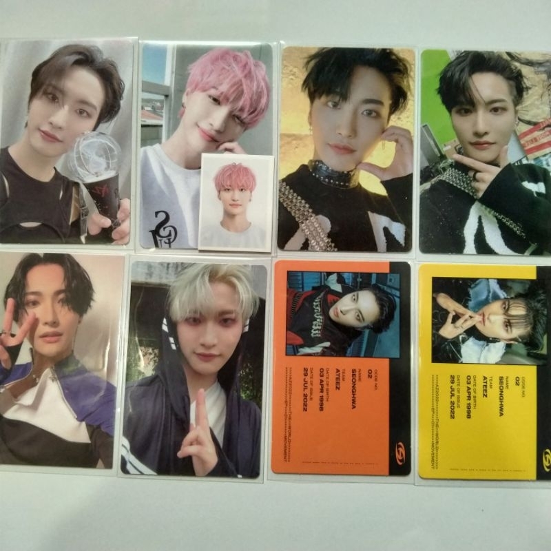 (BACA DESKRIPSI) Photocard Official Seonghwa ATEEZ | PC | KPOP