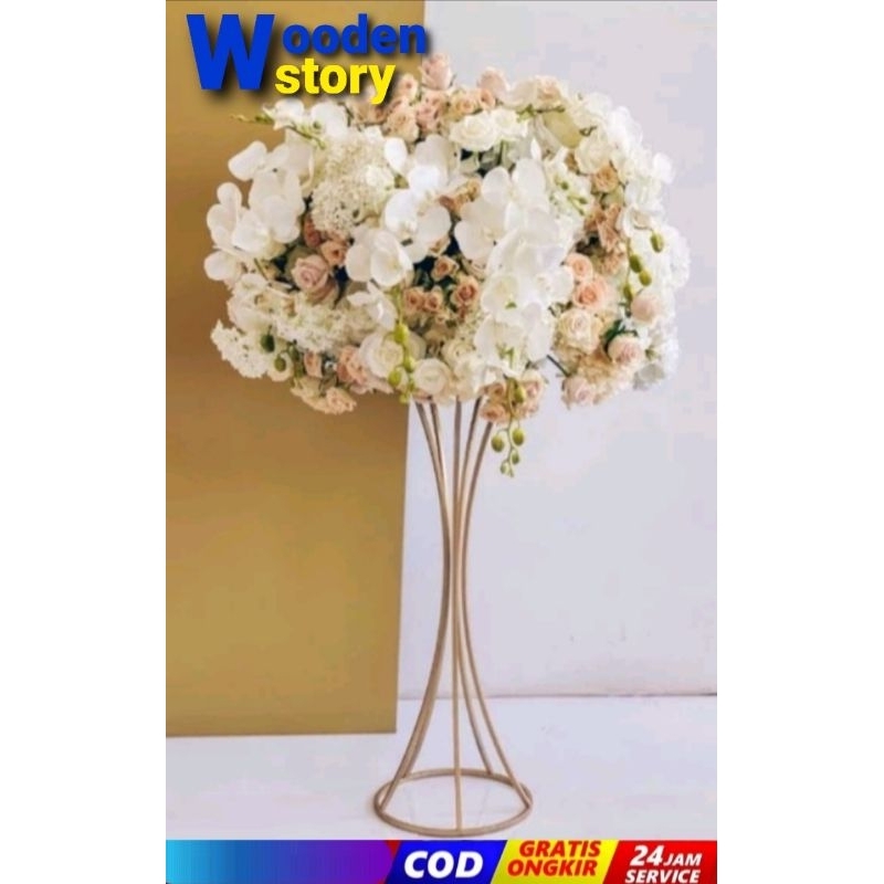 Stan Vas Bunga Meja Stan Slim