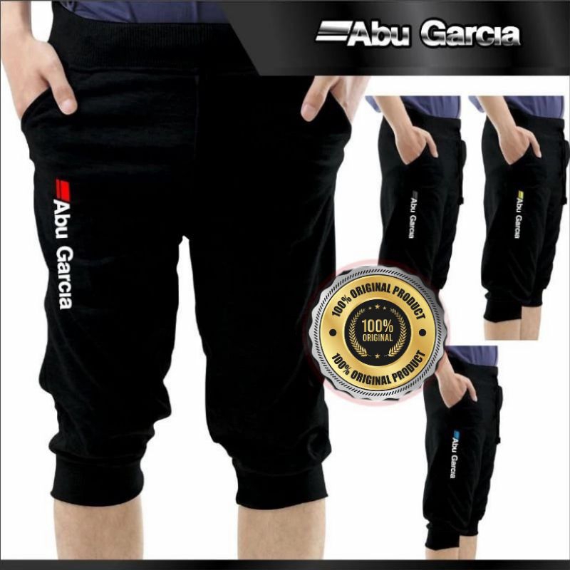 Celana mancing training mancing joger pendek mancing saku resleting