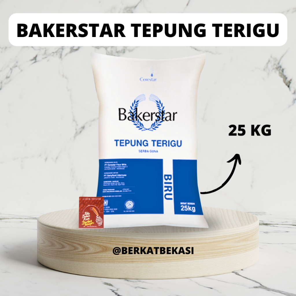 

BAKERSTAR BIRU WHEAT FLOUR 25 KG