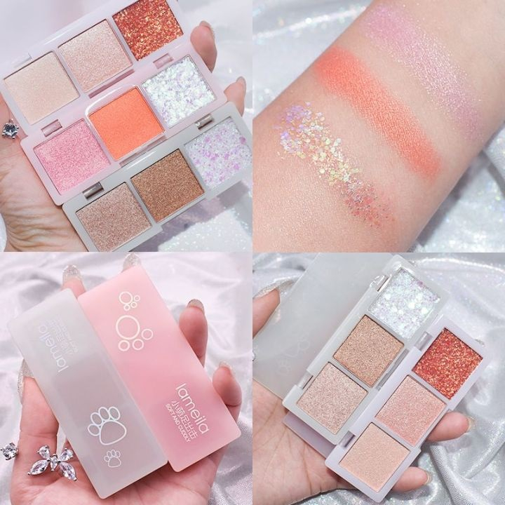 Eyeshadow Lameila 3 Warna 5101 Glitter Korean Matte Tahan Lama