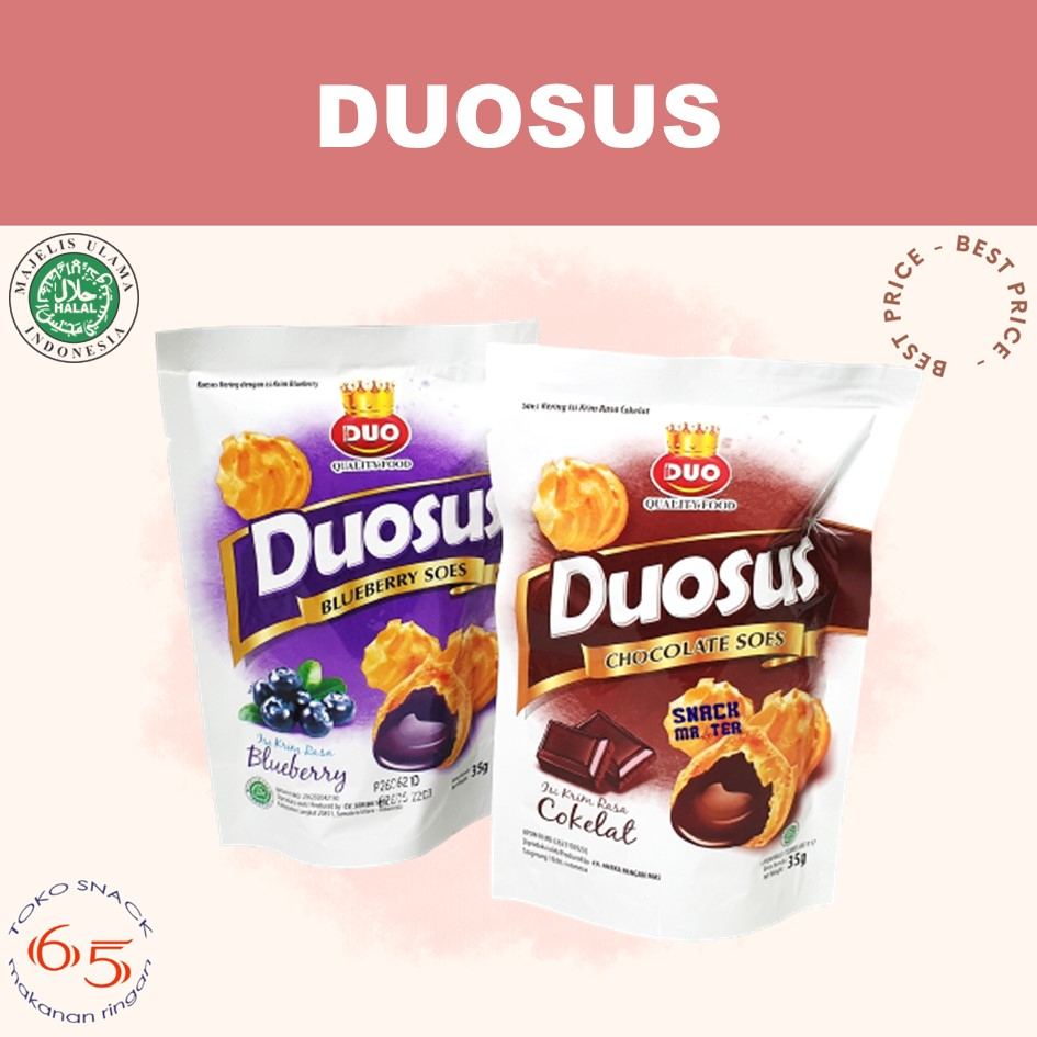 

Duosus 35 gr. isi 10. kue kering. PAK