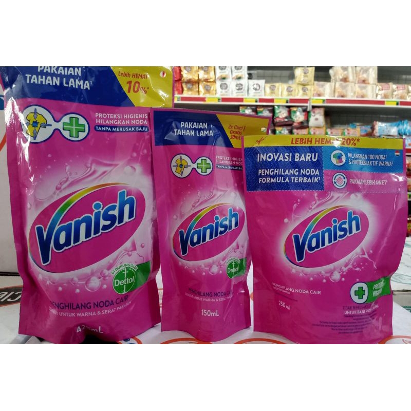 Vanish Cair Penghilang Noda Refil 425ml, 250ml, 150ml