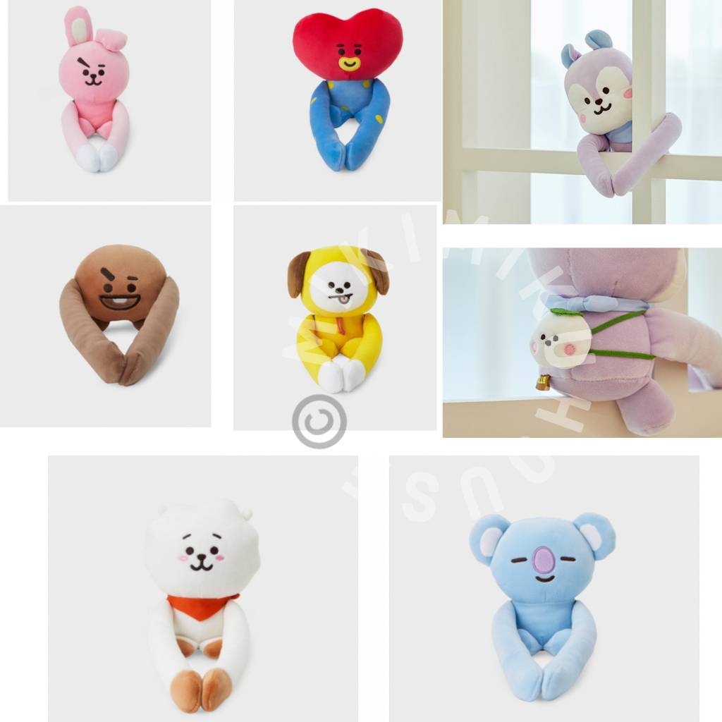LINE FRIENDS BT21 OFFICIAL BTS CHEWY MOCHI BIG SIZE MAGNET DOLL BONEKA TINYTAN