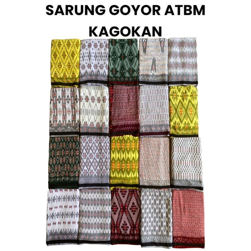 SARUNG GOYOR TOLDEM jenis KAGOKAN ATBM MURAH 