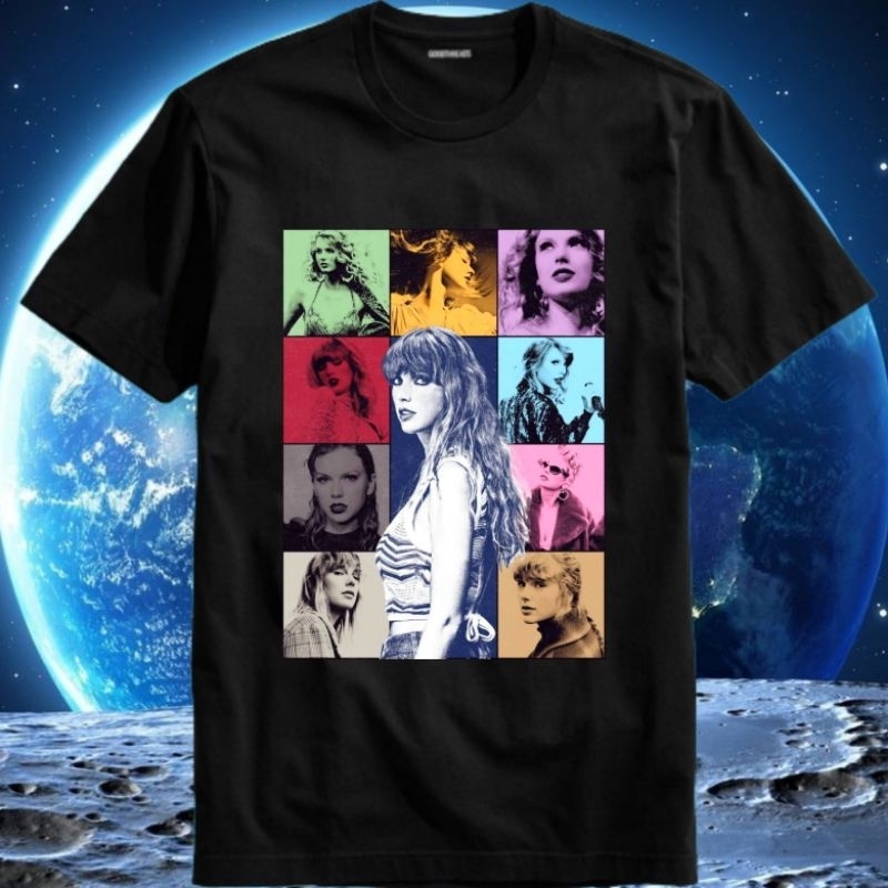 Baju Kaos Tshirt T Shirt Pria Laki Cowok Cewek Perempuan Unisex Singer Taylor Swift The Eras Tour 20