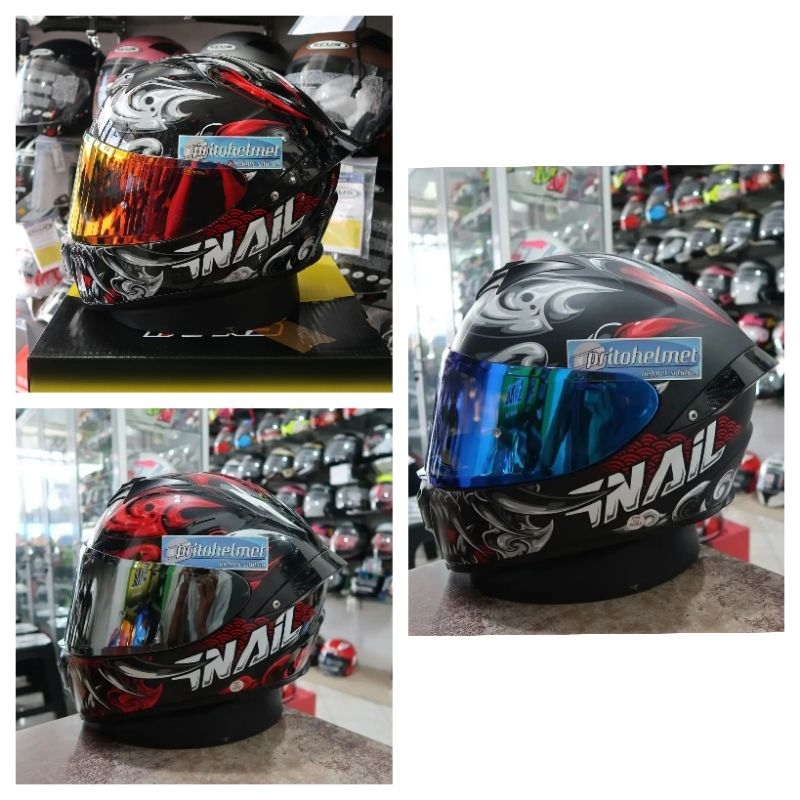 Snail FFS2 Devil All Varian Visor Silver Blue Red Clear