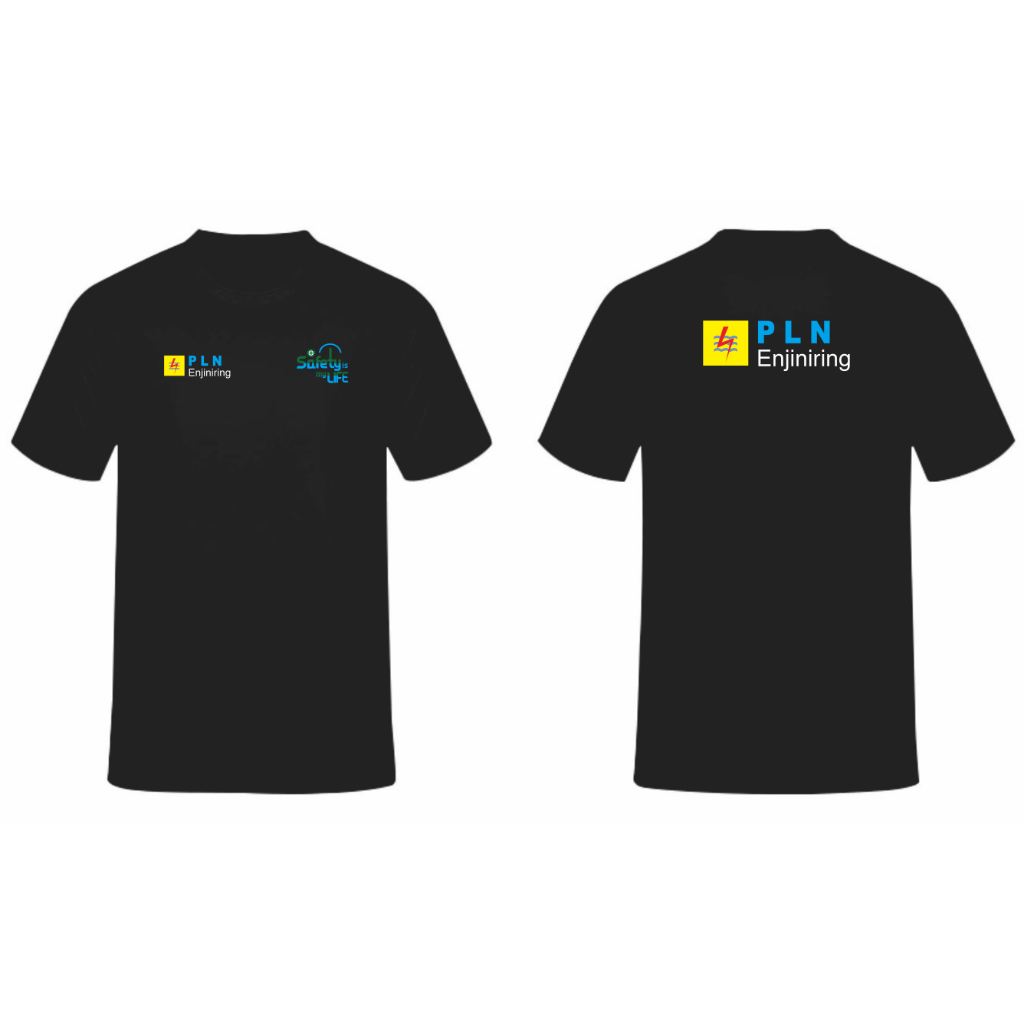 T-SHIRT KAOS PLN ENJINIRING SAFETY