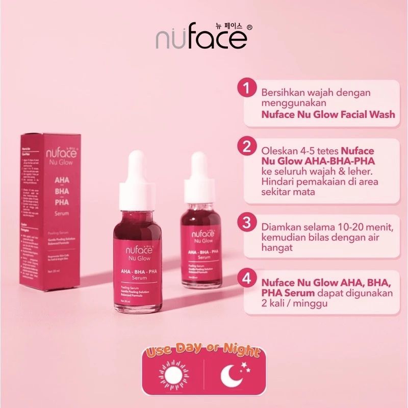 Nuface Nu Glow Face Serum Series  20ml / Serum Wajah