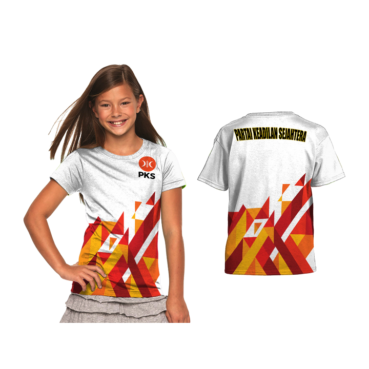 KAOS BAJU WANITA JERSEY PKS ART 4 FULLPRINTING 3D TERBARU 2024