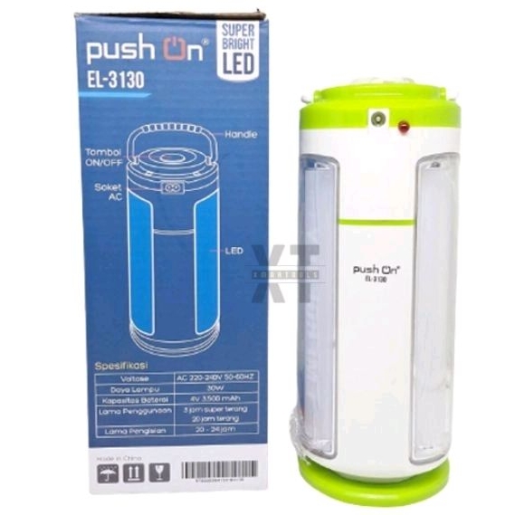 Lampu emergency / Lampu senter emergency lentera PUSH ON EL 3130