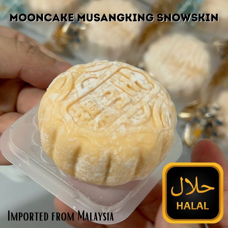 

Mooncake Snowskin Musangking/Pia Durian Musang king/kue Bulan/Dessert