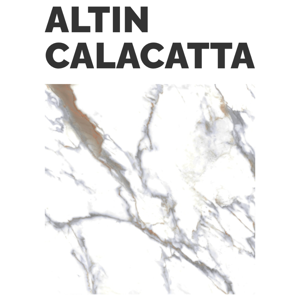 INDOGRESS GRANIT TILE ALTIN CALACATTA 60X60 KW1 GLAZE POLISHED