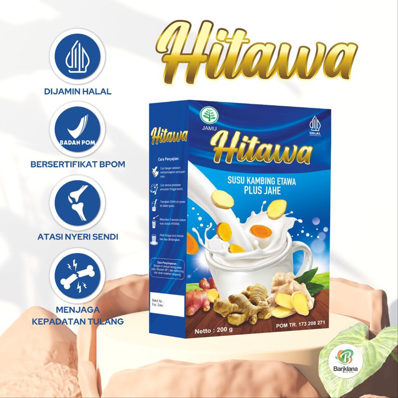 

HITAWA SUSU KAMBING ETAWA PLUS JAHE - Susu Herbal atasi Asam Urat