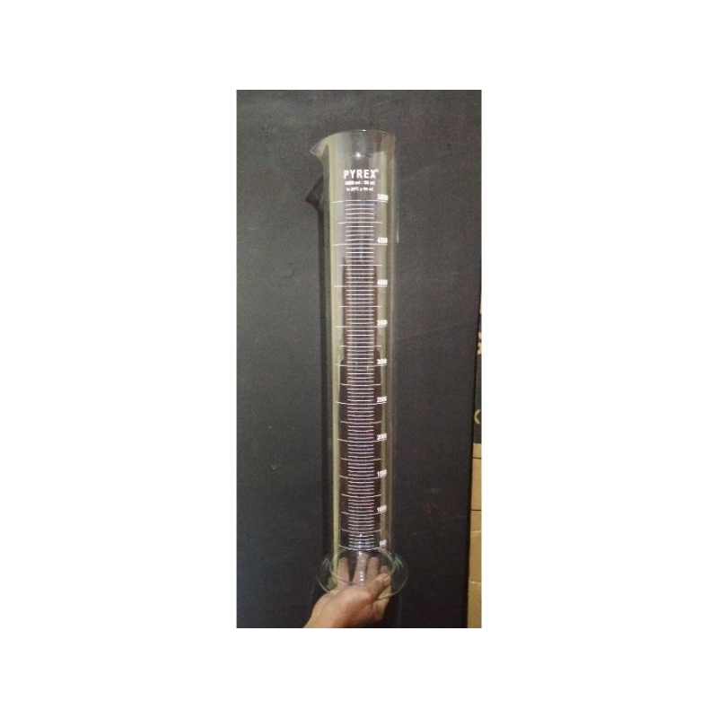 Gelas ukur 1000 ml pyrex
