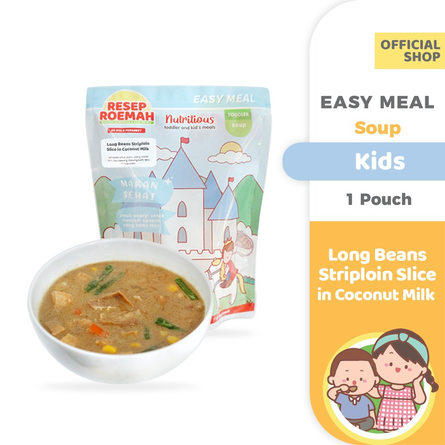 

Resep Roemah Long Beans Strip Loin Slice in Coconut Milk / Lodeh Sapi / Kids Frozen Food / No MSG