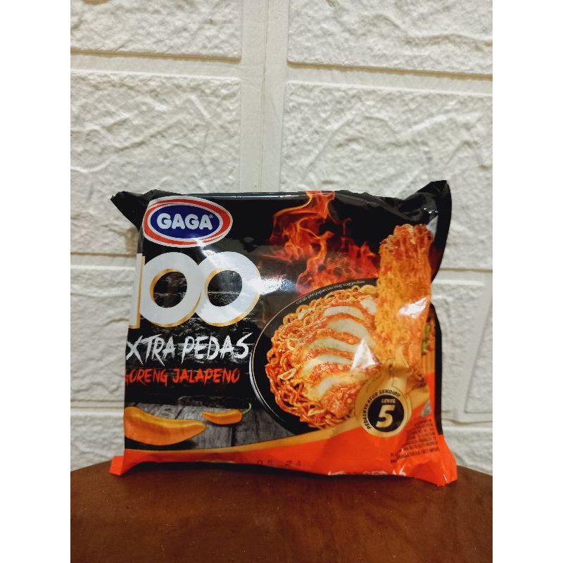 

Mie Gaga Extra Pedas Goreng Jalapeno