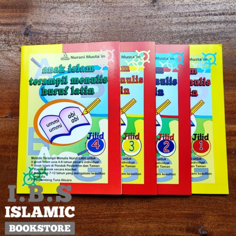 Buku Anak Islam Terampil Menulis Hurus Latin - Buku Belajar Menulis Anak