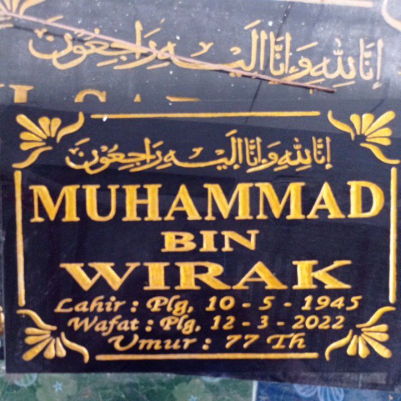 Nama nisan Granite/Marmer Untuk Nisan Kuburan