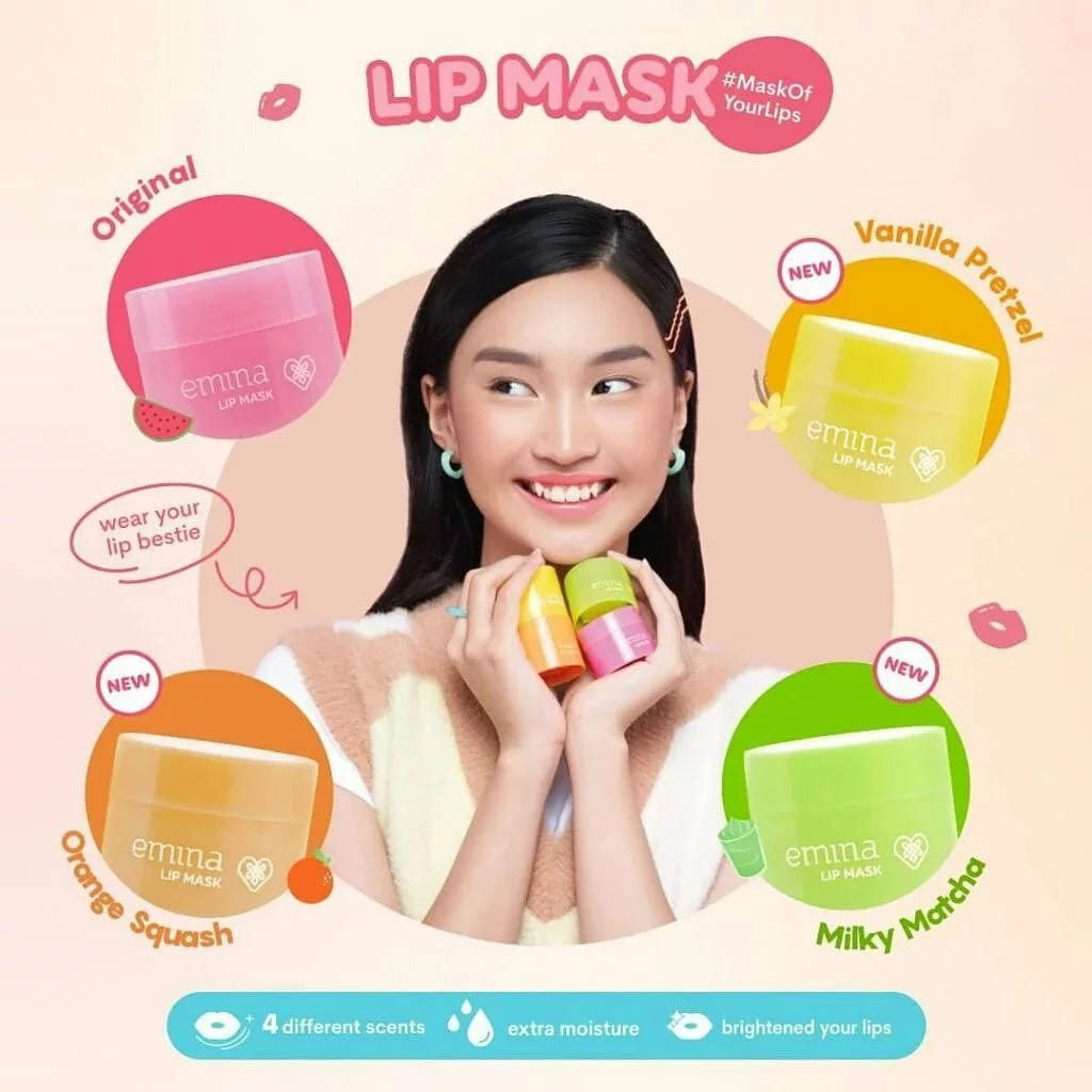 EMINA LIP MASK 9gr | EMINA PELEMBAB BIBIR