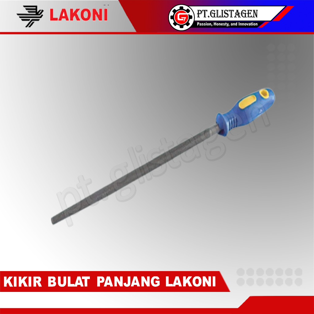 LAKONI Kikir Bulat Panjang Kikir Kayu Kasar Chainsaw LAKONI PRO