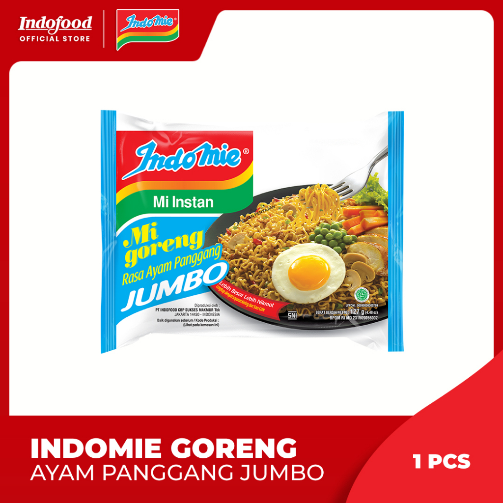 

Indomie Goreng Ayam Panggang Jumbo 127 Gr