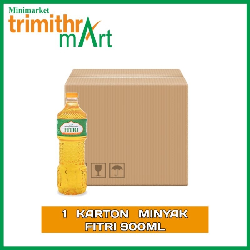 

1 KARTON MINYAK GORENG FITRI BOTOL @900ML X 12 BOTOL