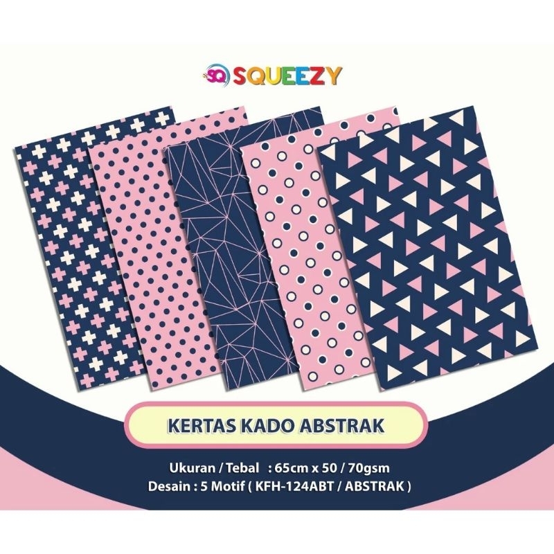 

Kertas Kado Abstrak HVS / Bungkus Kado Abstrak