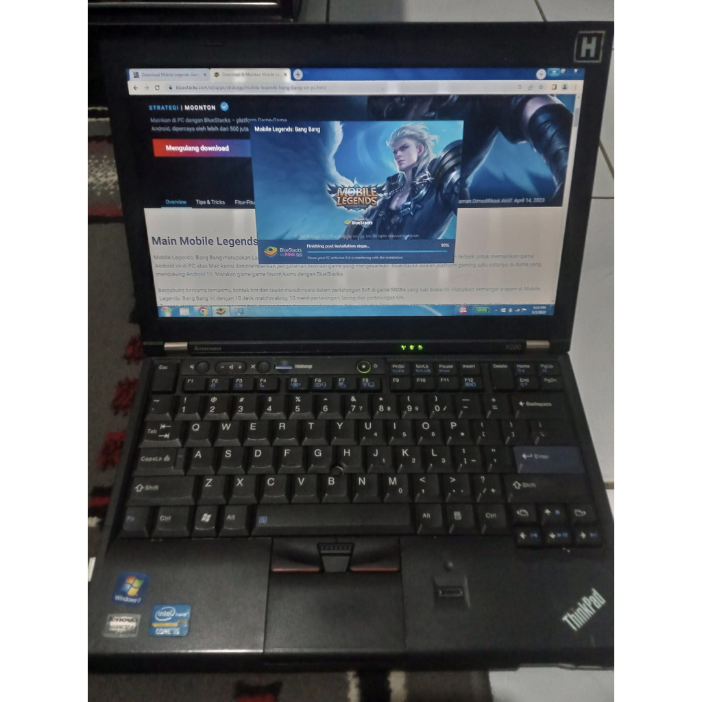 Lenovo Thinkpad x220 Intel Core i5 - Second - 3gb, HDD 290GB
