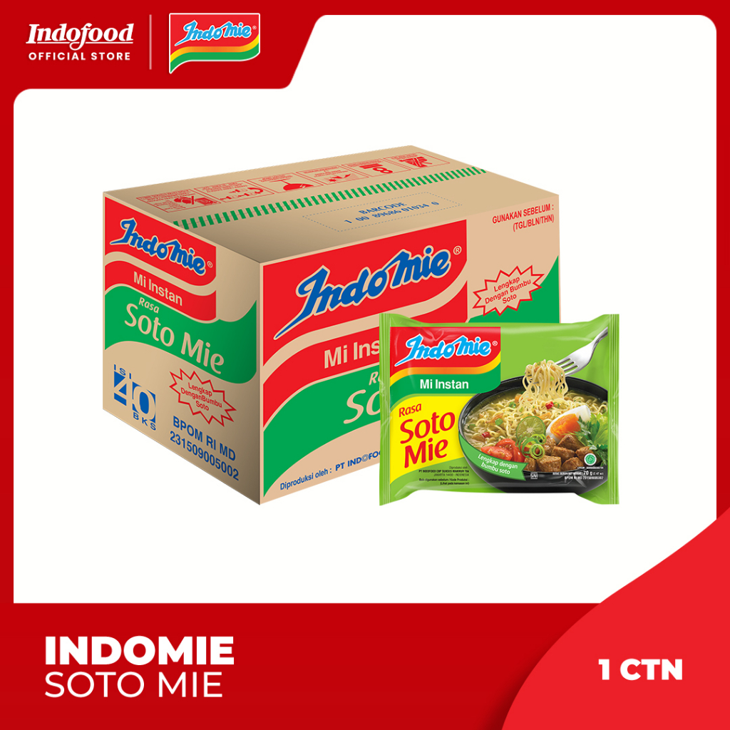 

1 ctn - Indomie Soto Mie