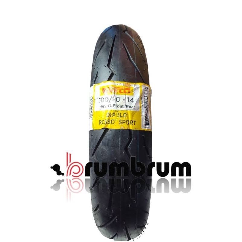 BAN PIRELLI 100/80-14 DIABLO ROSSO SPORT