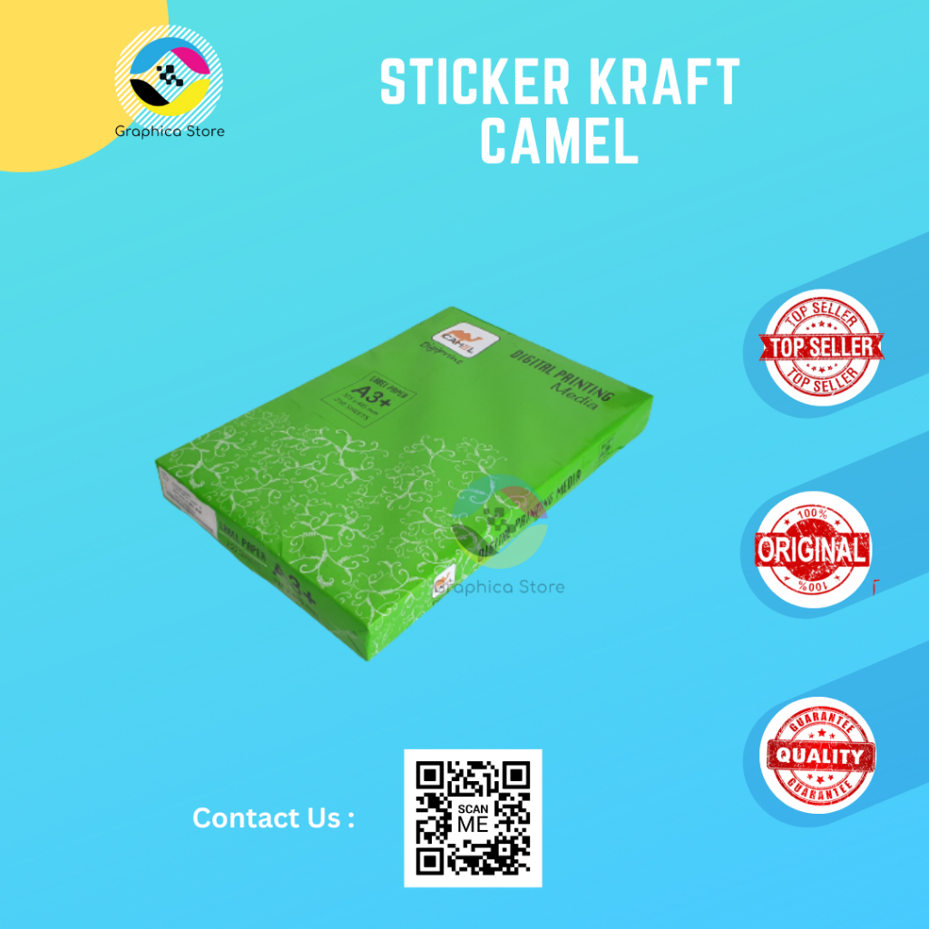 

Sticker KRAFT CAMEL | Sticker KRAFT A3+ | Sticker Coklat Kraft