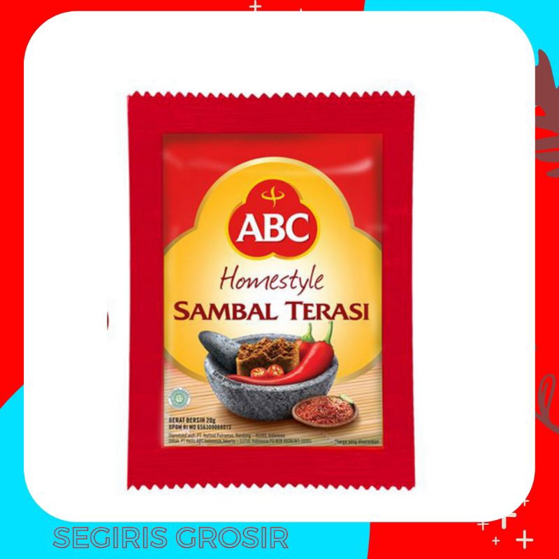 

Abc Sambal Terasi renceng isi 10 pcs