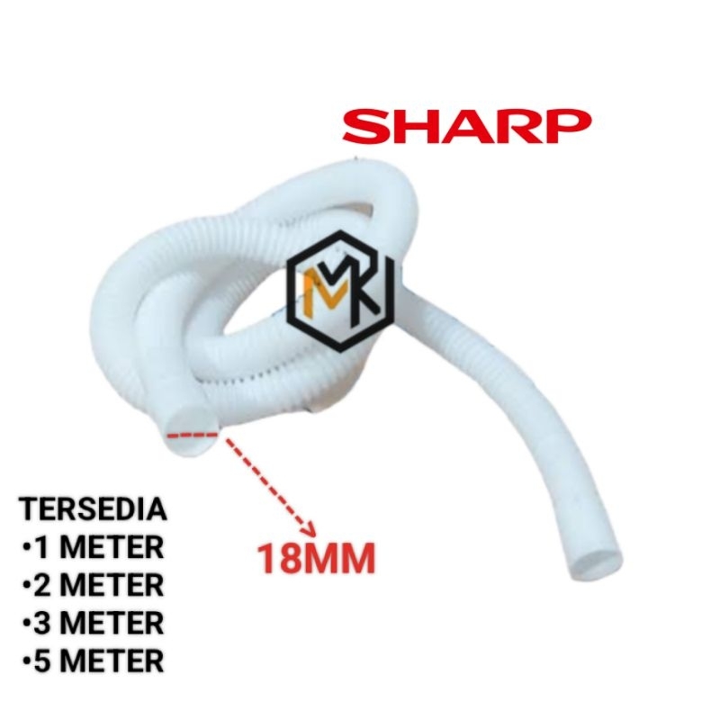 Selang Air Masuk Mesin Cuci Sharp / Selang Inlet Mesin Cuci Sharp 2 Tabung