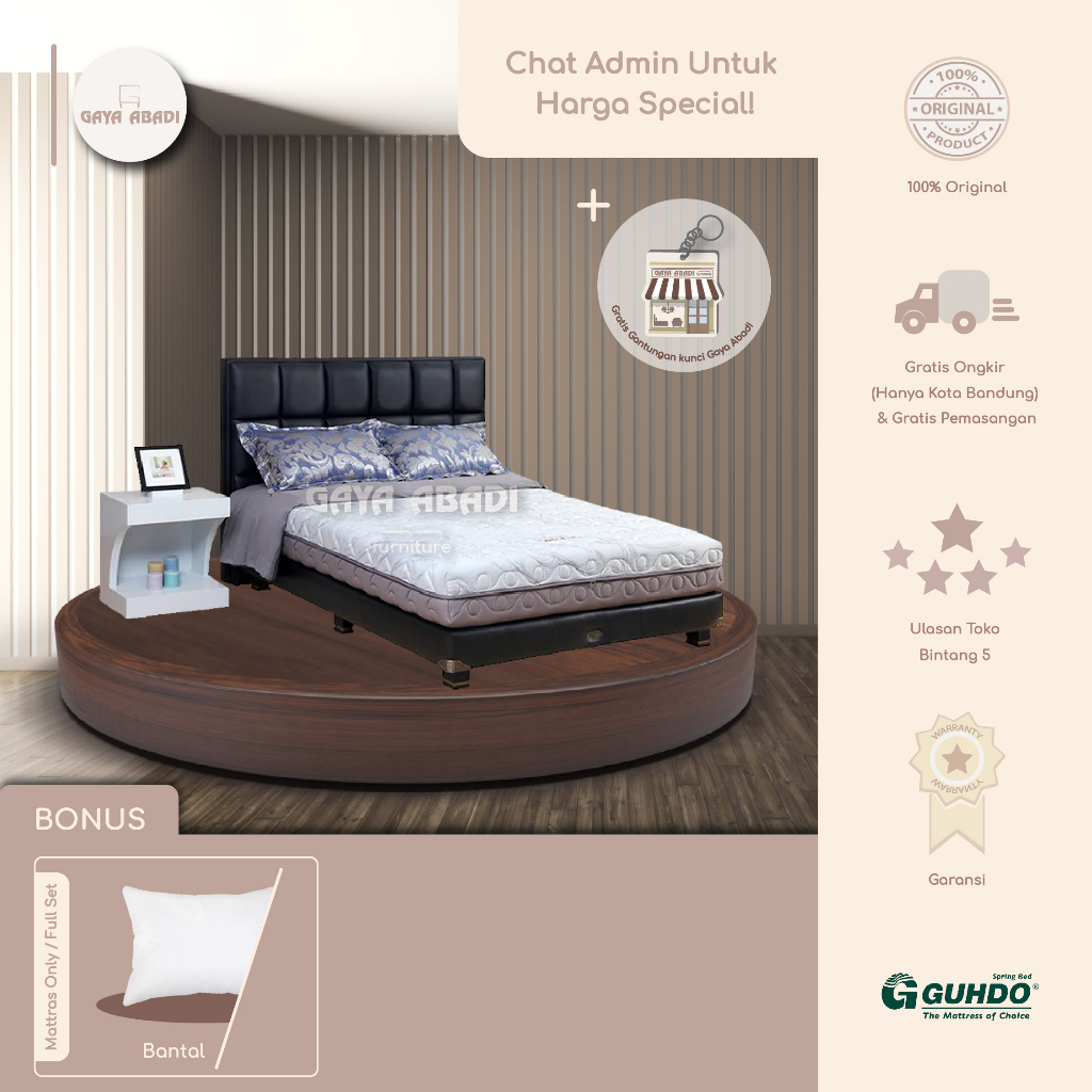 Springbed Guhdo Back Pedic / Kasur Guhdo Back Pedic - Guhdo Springbed