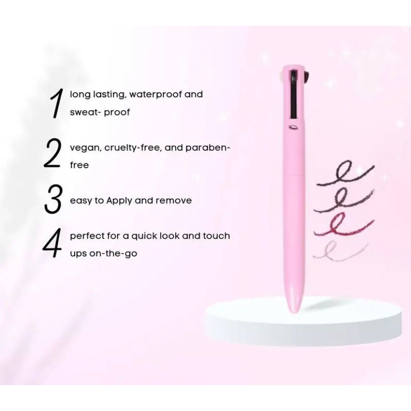 PEN MAKEUP 4IN1 GRADE A/PENA KECANTIKAN MULTIFUNGSI GRADE A GOOD QUALITY