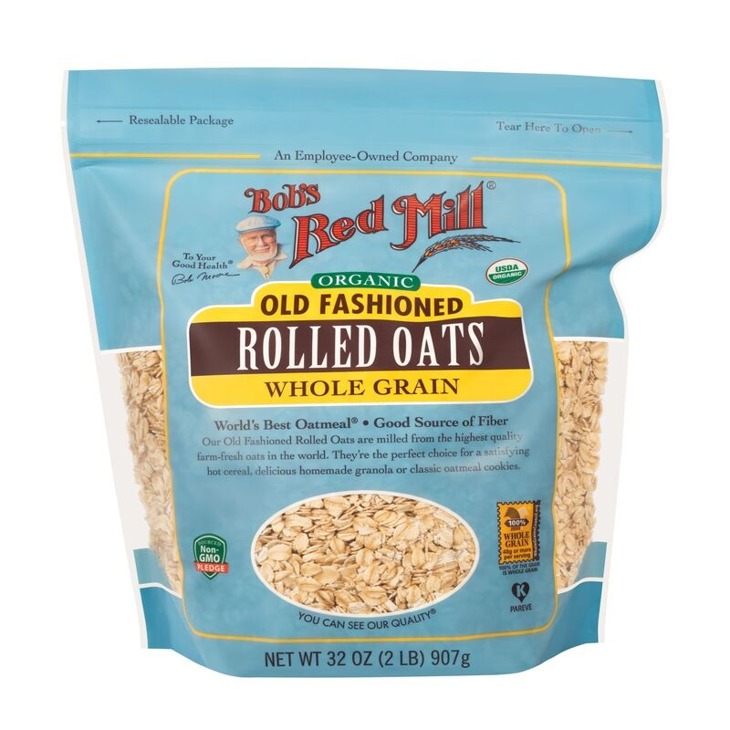 

Bob's Red Mill Organic Old Fashioned Rolled Oats Wholegrain 907g