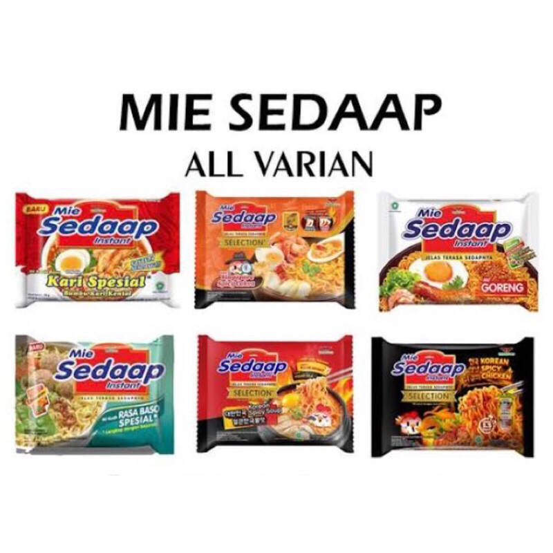 

mie sedap ALL varian