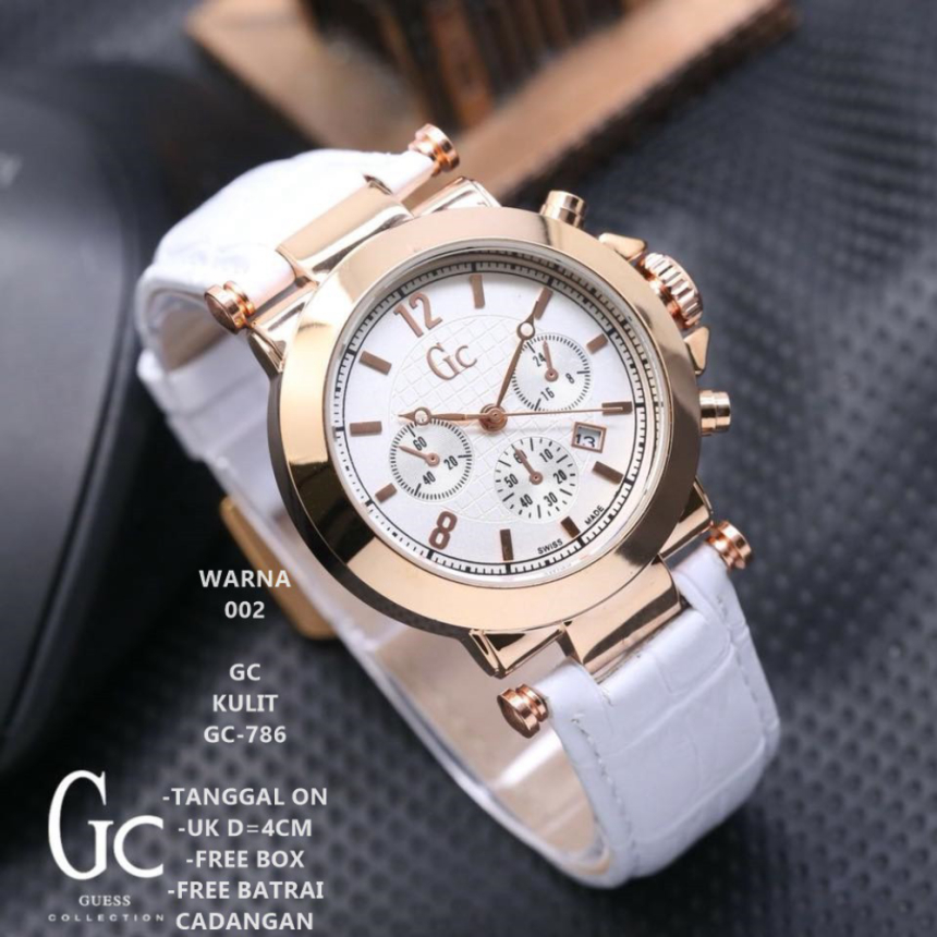 JAM TANGAN WANITA GC KULIT GC-786 UK D=4CM VinT Store